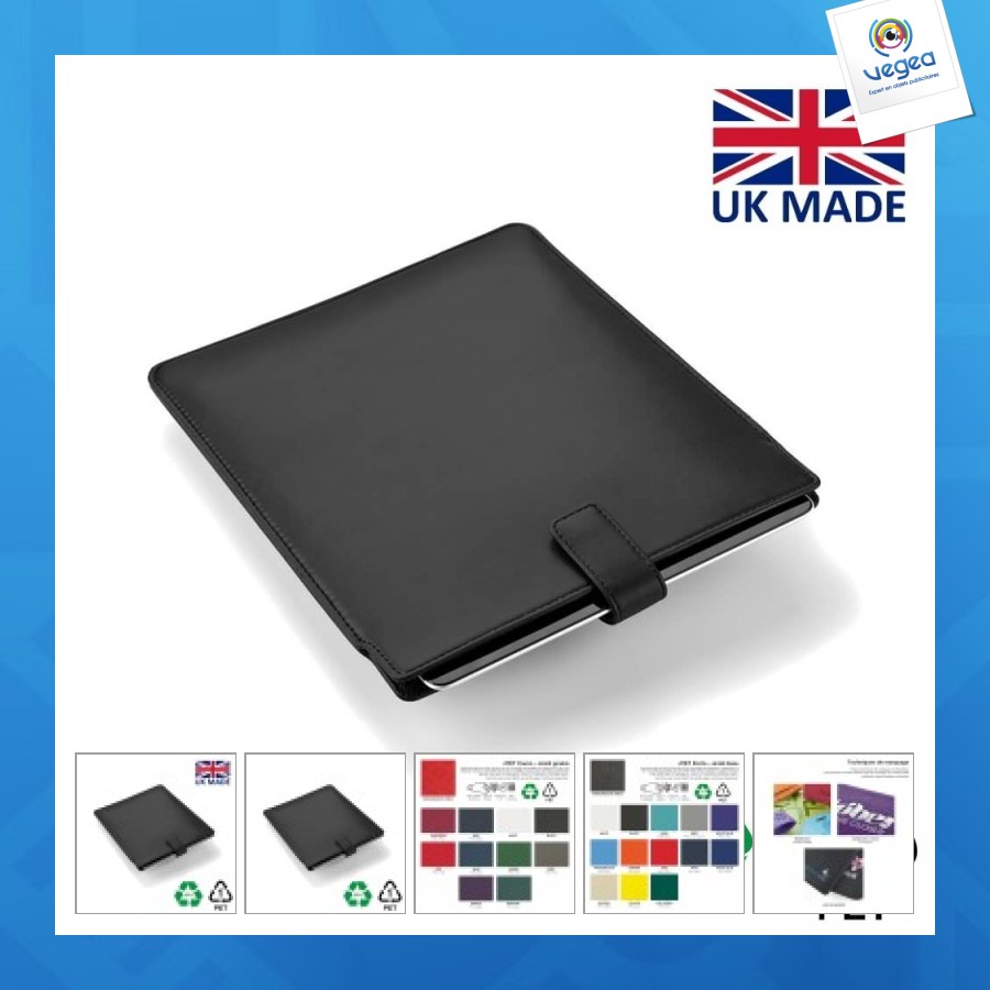 Housse avec logo pour tablette en rpet