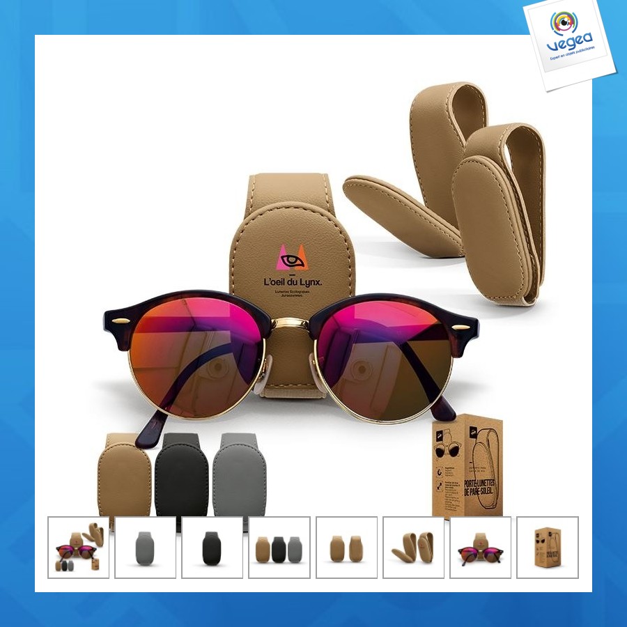 Support lunette pour pare-soleil de voiture