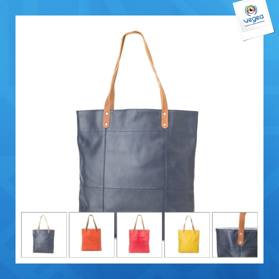 Tote bag cuir emilie