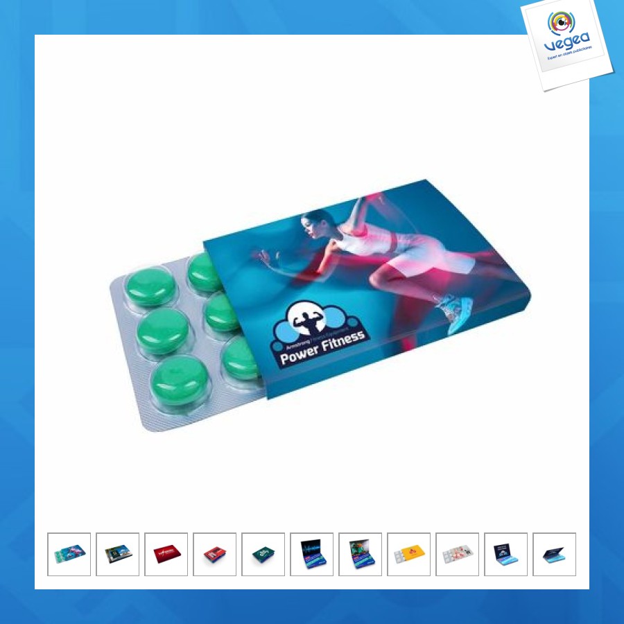 Mentos chewing gum personnalisé menthe 12 pcs