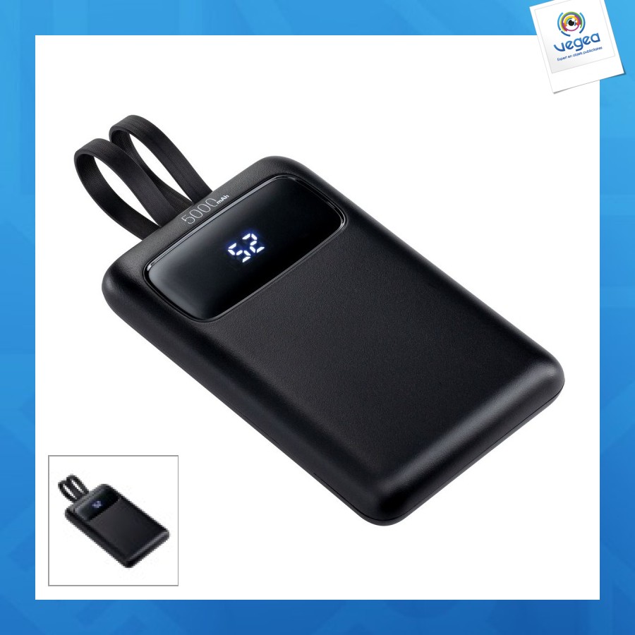 Powerbank publicitaire 5000mah