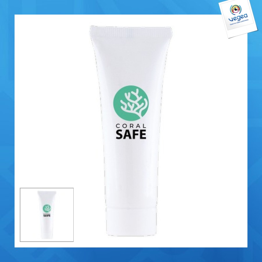 Tube crème solaire publicitaire spf 30