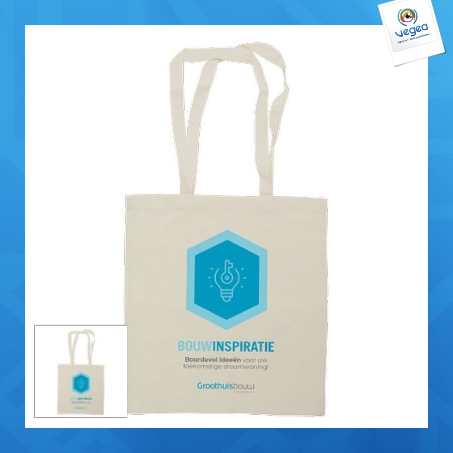 Sac personnalisable en bambou 150g/m²