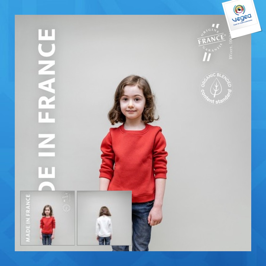 Sweat enfant molletonné