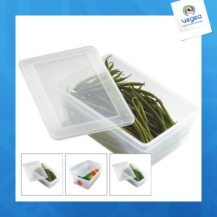 Boite de rangement personnalisée lunch box en plastique pp