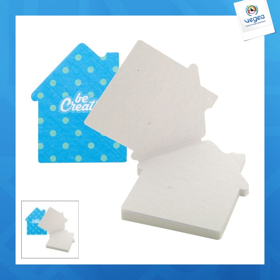 Creastick seed house bloc-notes maison
