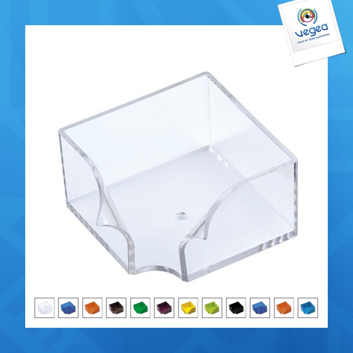 Support bloc papier 90x90x48mm
