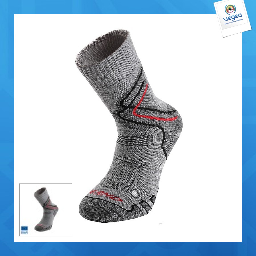Chaussettes personnalisables hiver éponge 65% coton