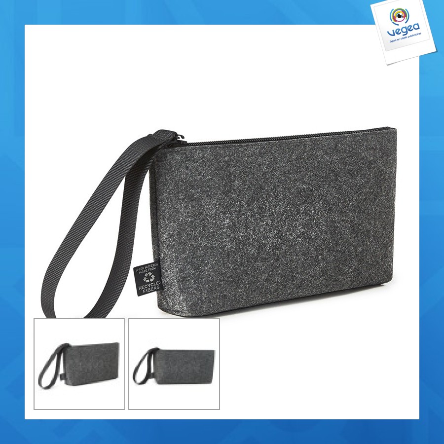 Pochette recyclée halfar personnalisable