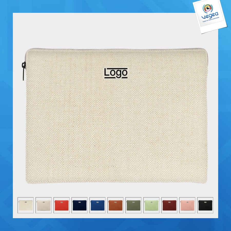 Housse personnalisée ordinateur leo 13 pouces l34/h24x2cm