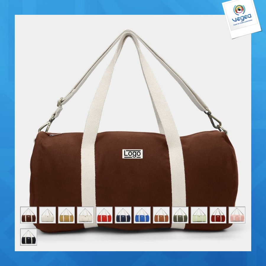 Sac polochon publicitaire sam à bandoulière 30l h25 / l48x25cm