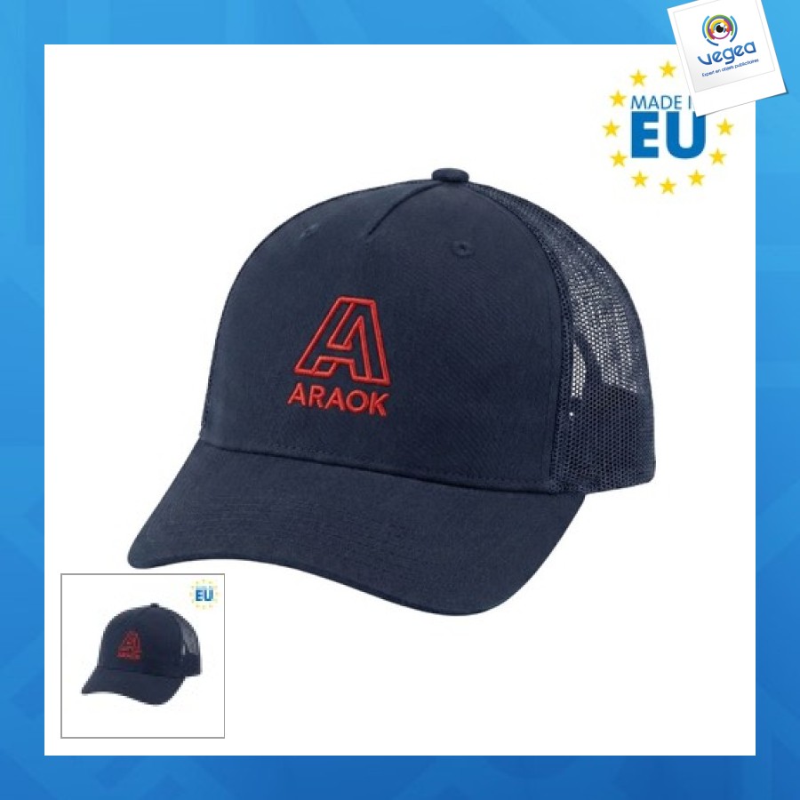Casquette filet publicitaire