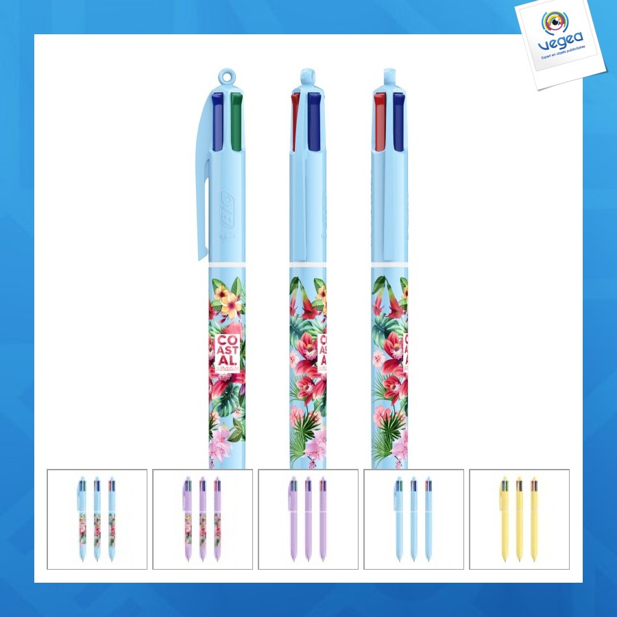 Bic® 4 couleurs® pastel