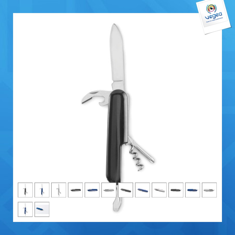 Couteau de poche publicitaire multi-outils