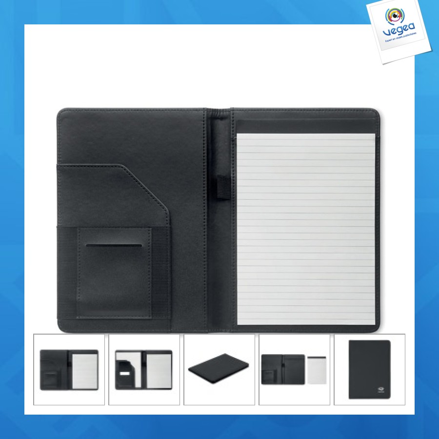 Conférencier personnalisé a5 300d rpet - folio