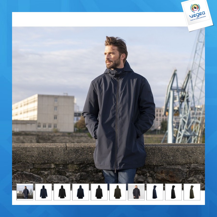 Parka personnalisable légère unisexe
