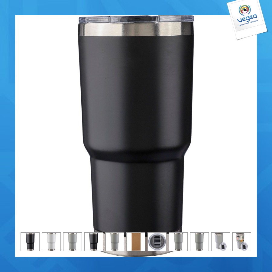 Mug isotherme promotionnel en acier inoxydable recyclé arnold
