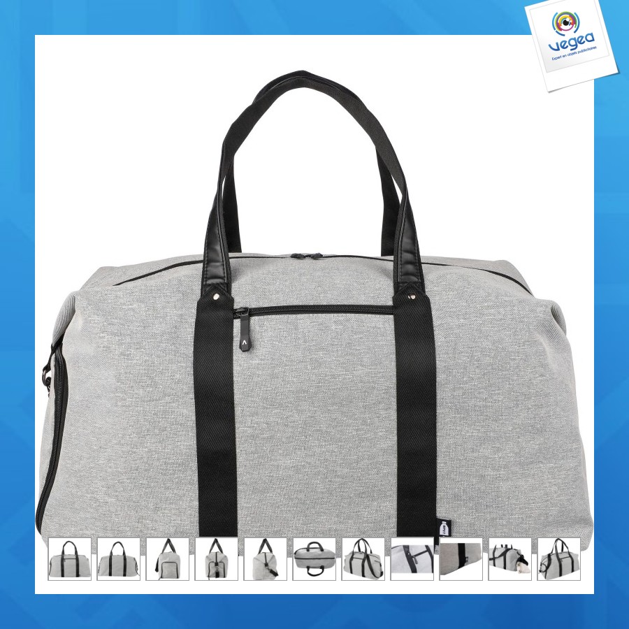 Sac de sport publicitaire en polyester 600d recyclé desmond
