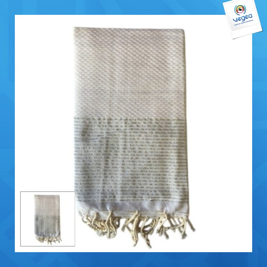 Fouta promotionnelle lurex