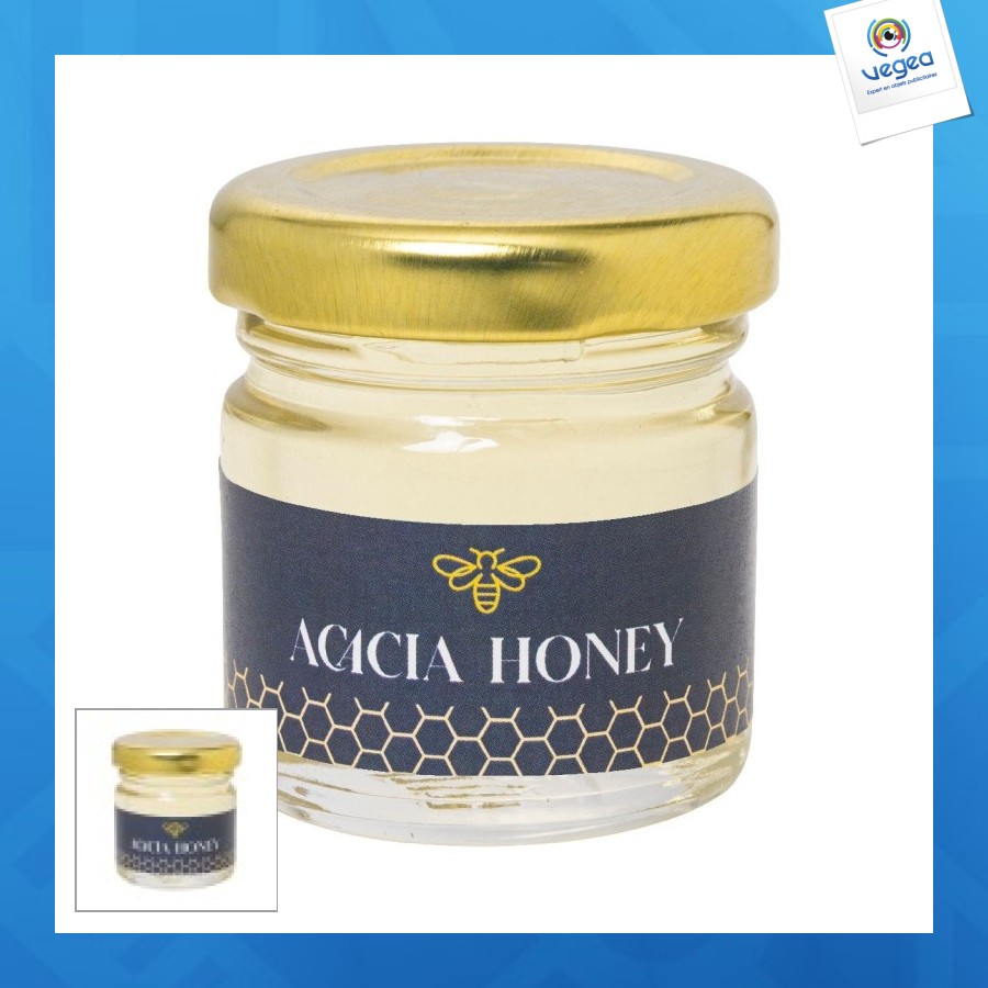 Miel publicitaire d'acacia 50g