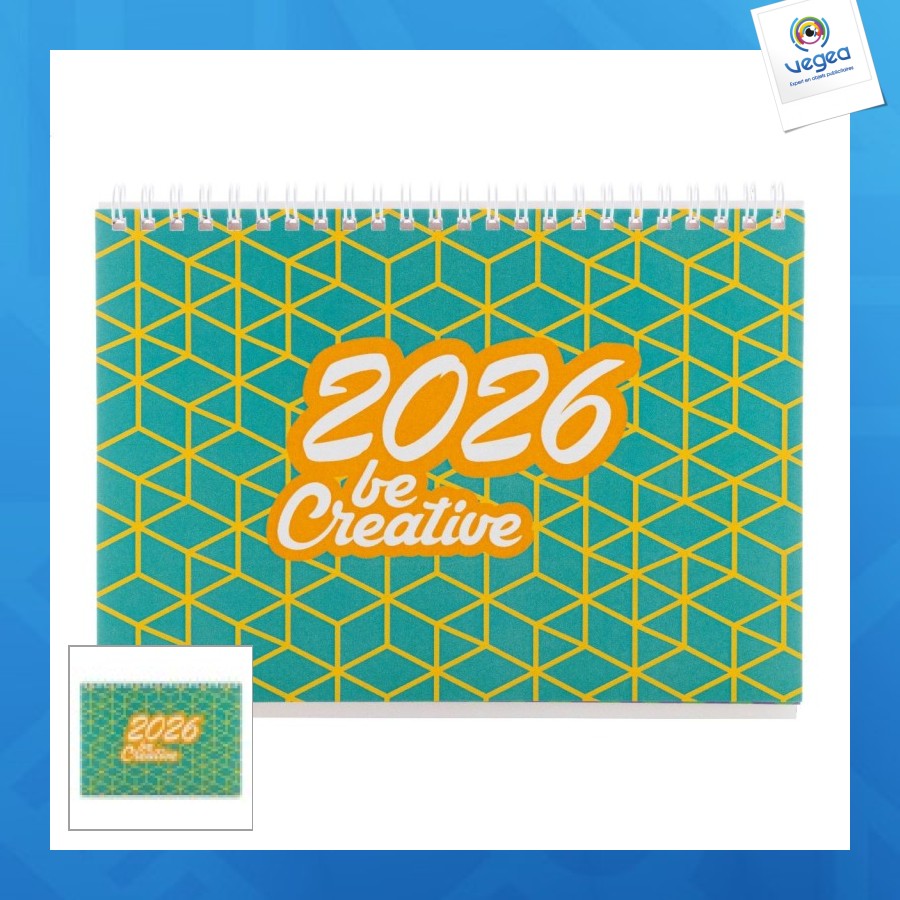 Creadate desk calendrier personnalisable de bureau personnalisable