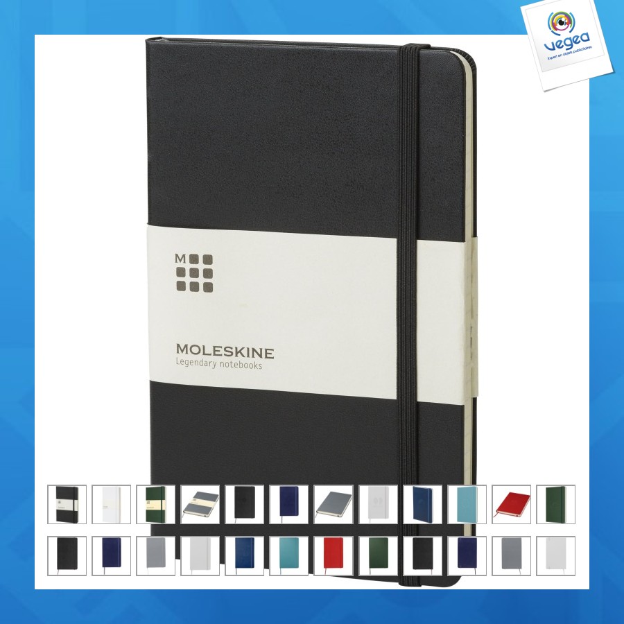 Carnet personnalisable classic l à couverture rigide - ligné