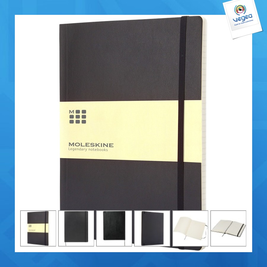 Carnet personnalisé classic xl à couverture souple - ligné