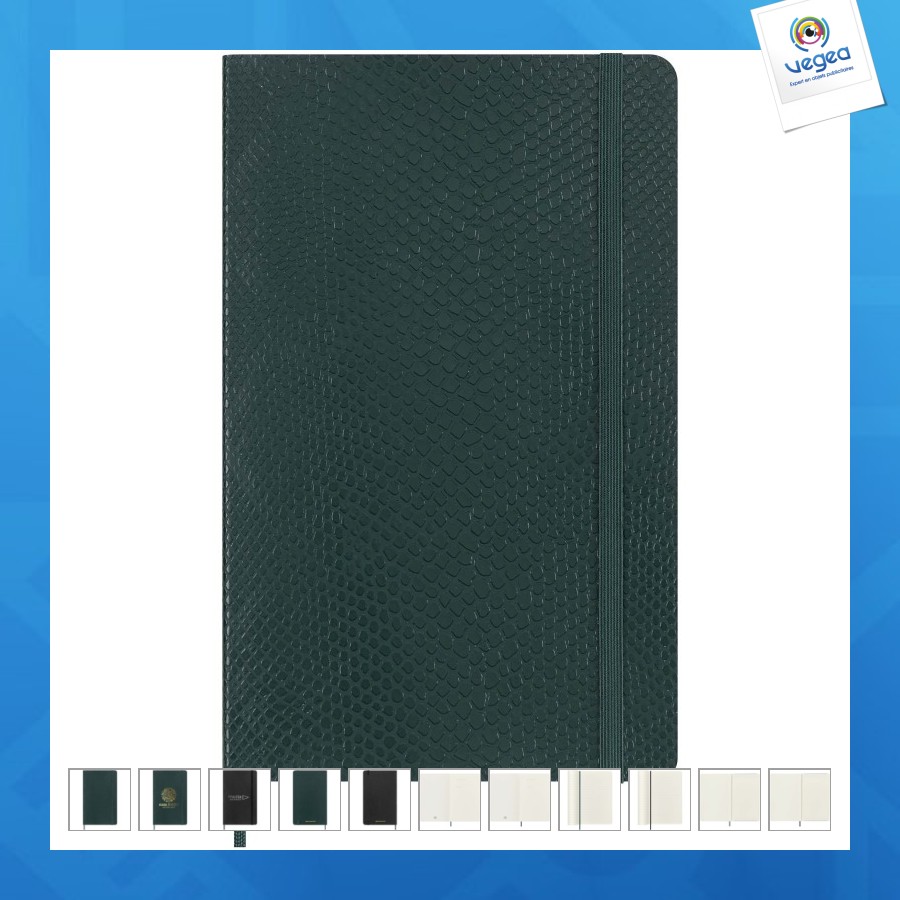 Carnet l moleskine publicitaire 100% vegea® boa à couverture souple - ligné