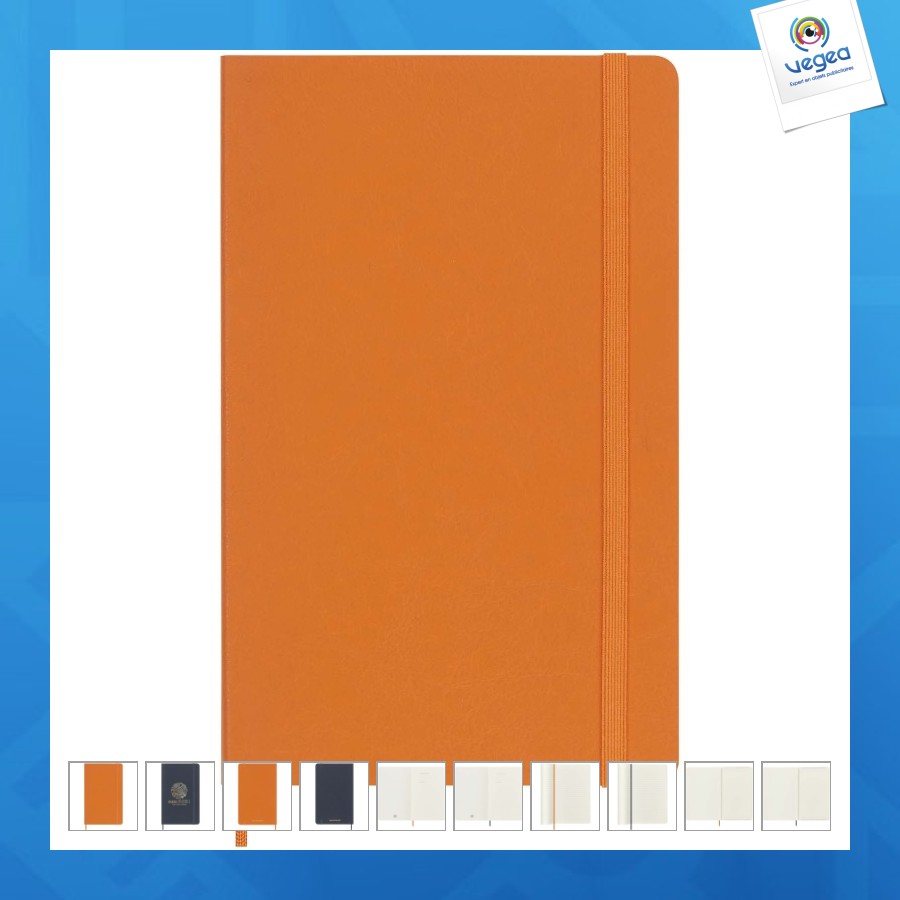 Carnet l moleskine personnalisable 100% vegea® capri à couverture souple - ligné