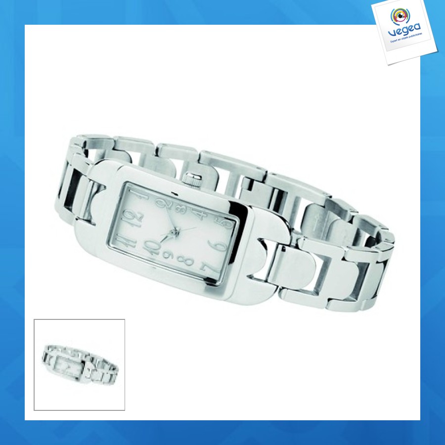 Montre analogique publicitaire regolo pour femme