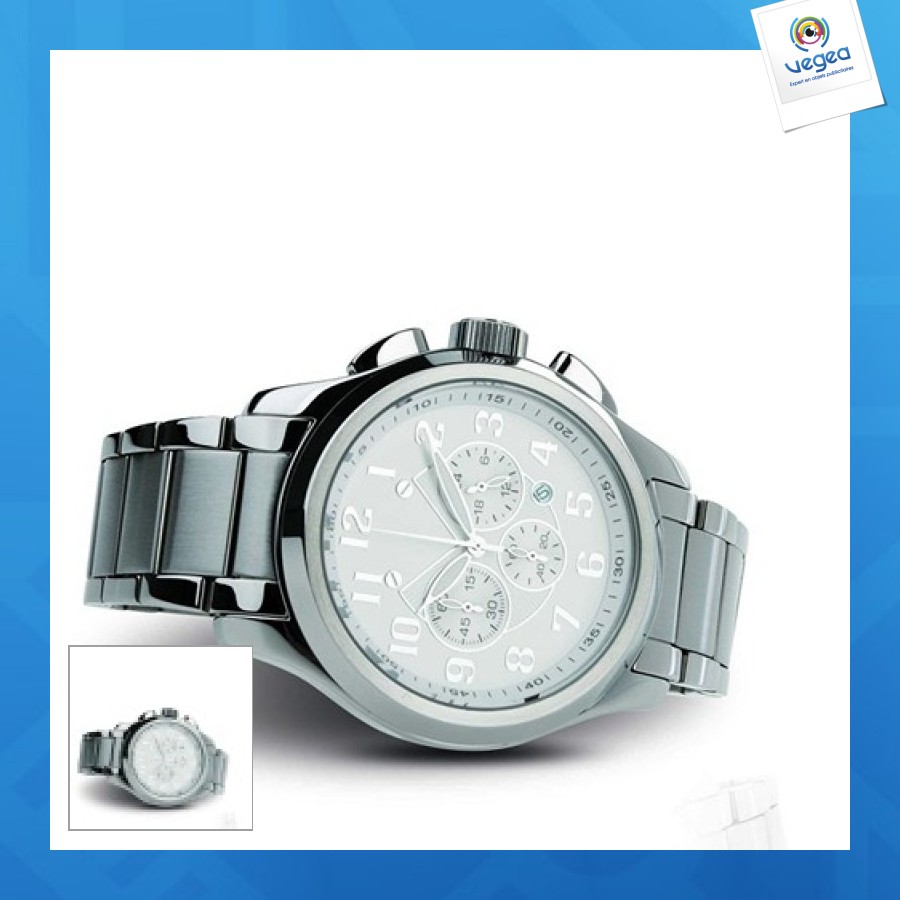 Montre publicitaire chronographe regolo pour homme