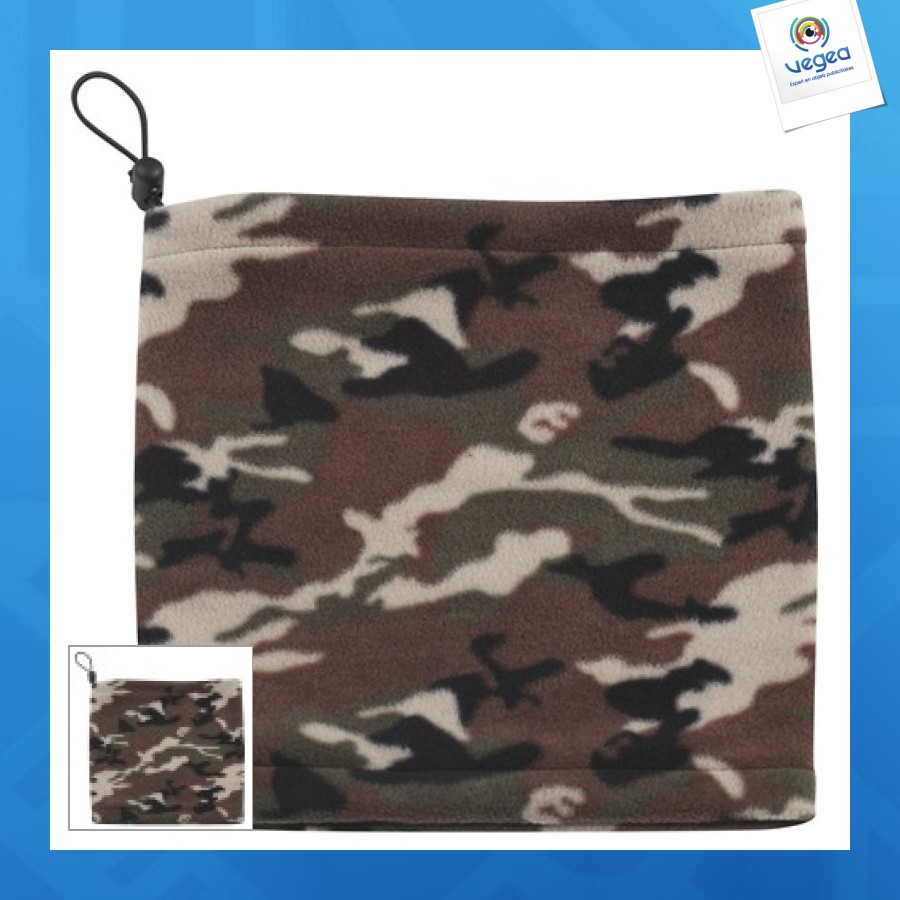 Bandeau publicitaire multi-usages camouflage 220g/m²