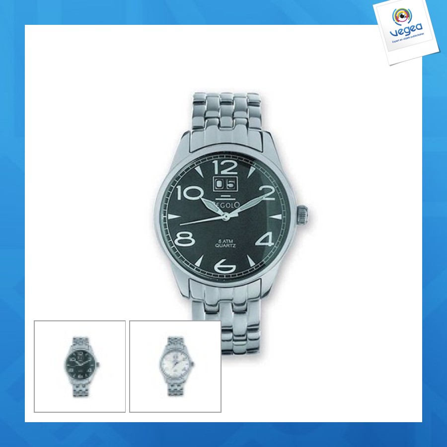 Montre analogique personnalisable regolo pour homme