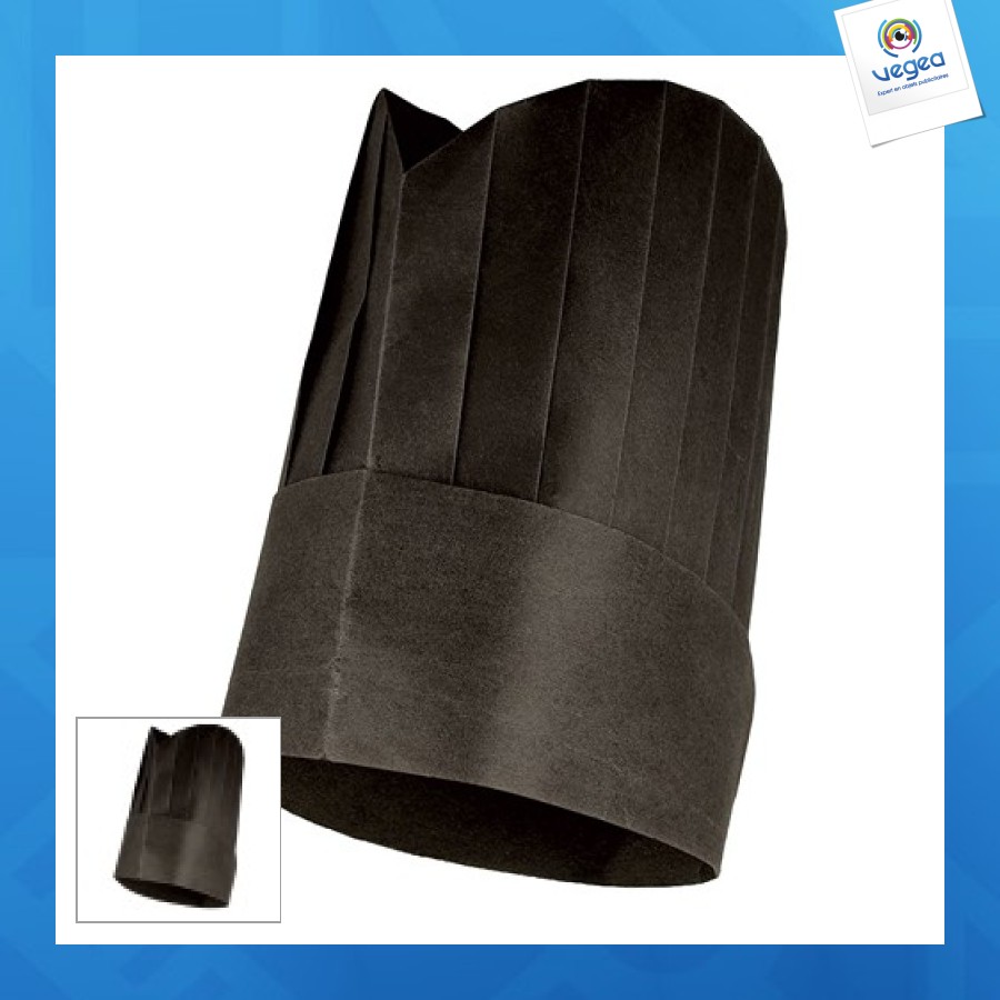 Toque promotionnelle de cuisine jetable