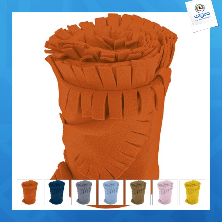 Couverture polaire personnalisable snow