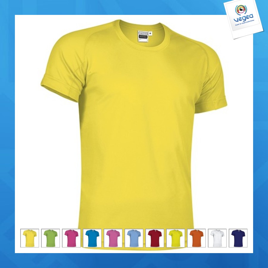 T-shirt technique publicitaire sport