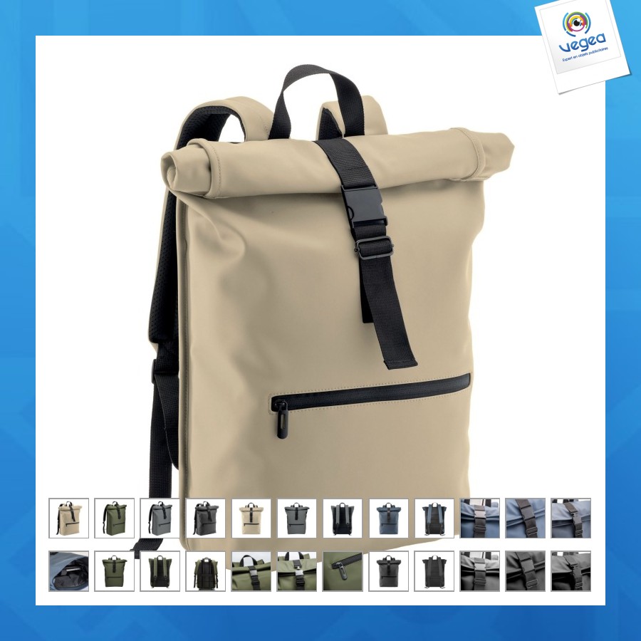Sac-à-dos porte-pc en soft pu water resistant