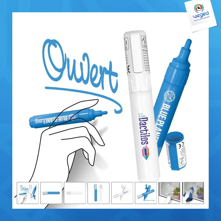 Stylo feutre marqueur craie effaçable