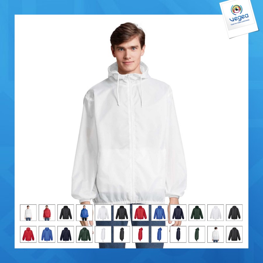 Coupe-vent personnalisé unisexe déperlant - shield