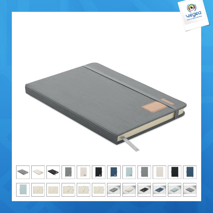 Carnet a5 personnalisable rigide en rpet