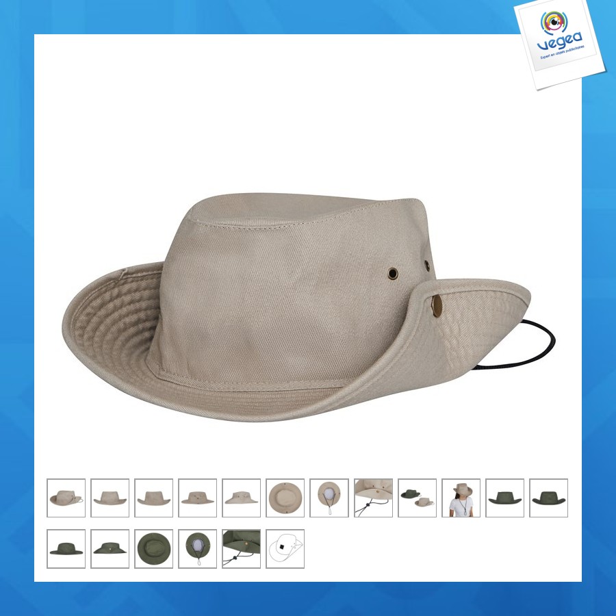 Chapeau publicitaire safari