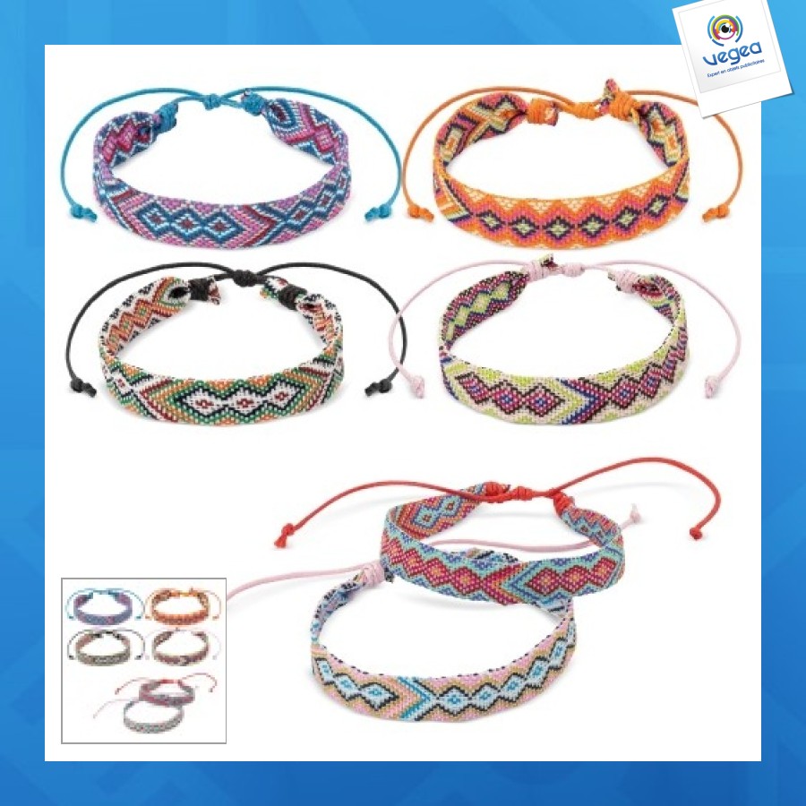 Pack de 6 bracelets brésiliens personnalisables