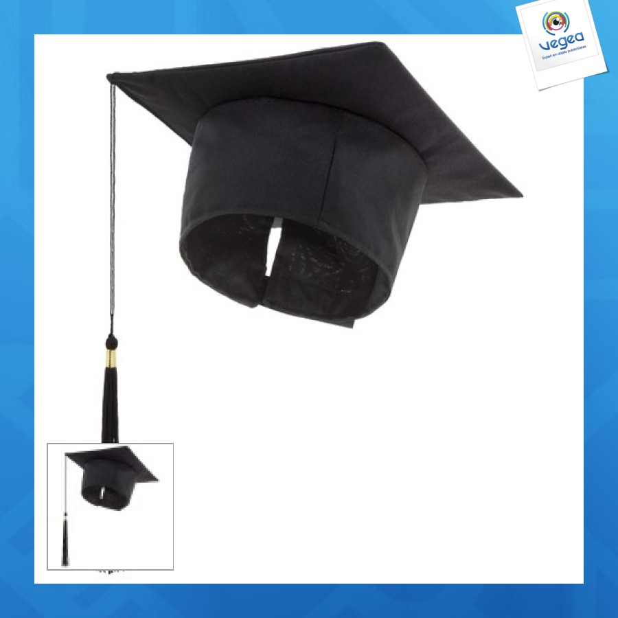 Chapeau personnalisable de diplôme adulte