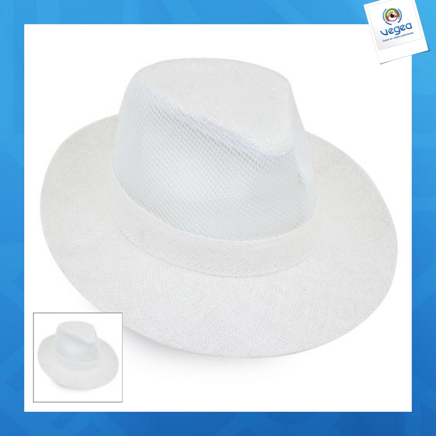 Chapeau publicitaire en fibre de papier