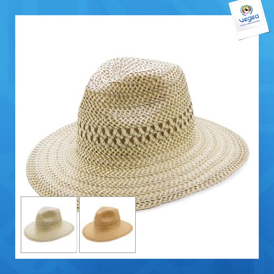Chapeau en fibres naturelles