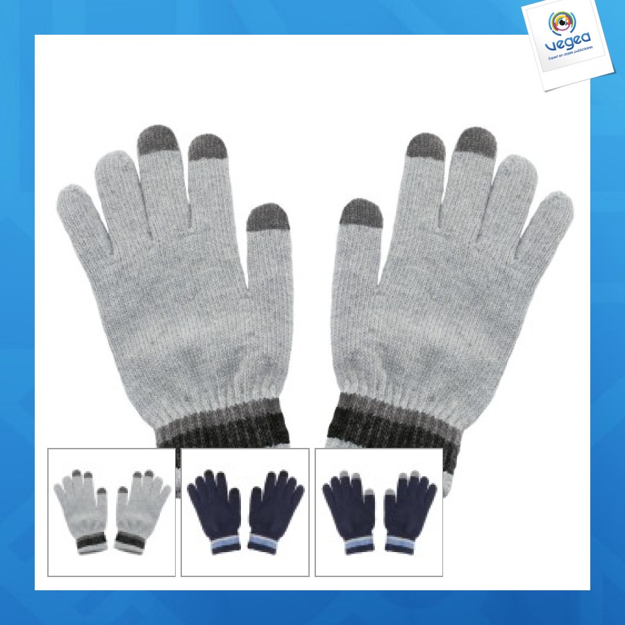 Gants personnalisables pour écran tactile