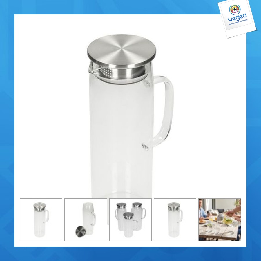 Carafe en verre « vivara », 1,5 l