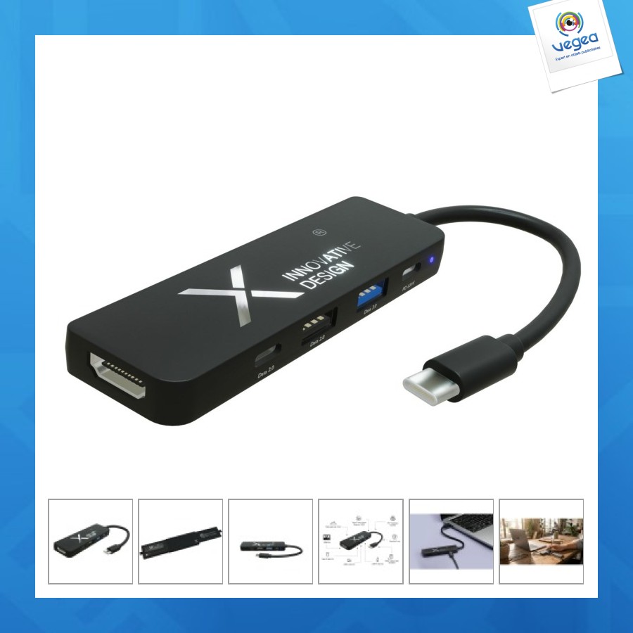Hub hdmi 100w