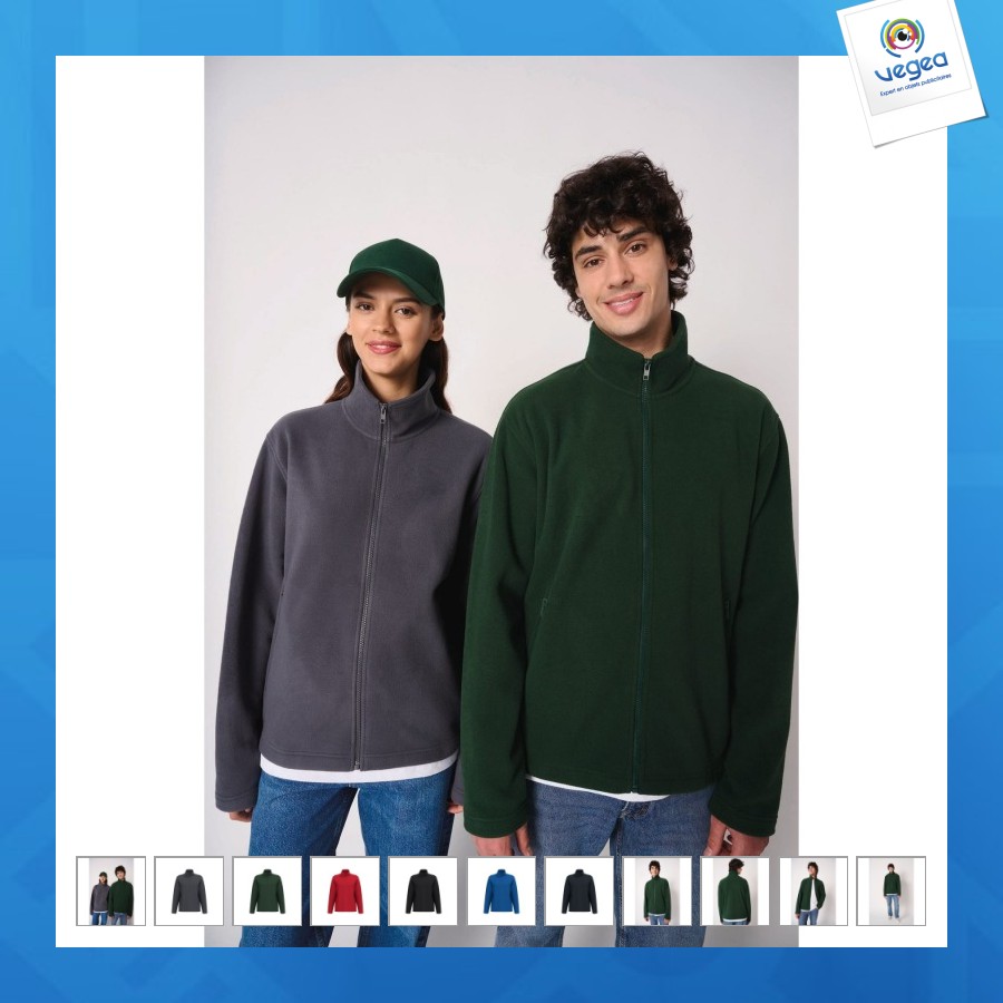Veste polaire publicitaire unisexe