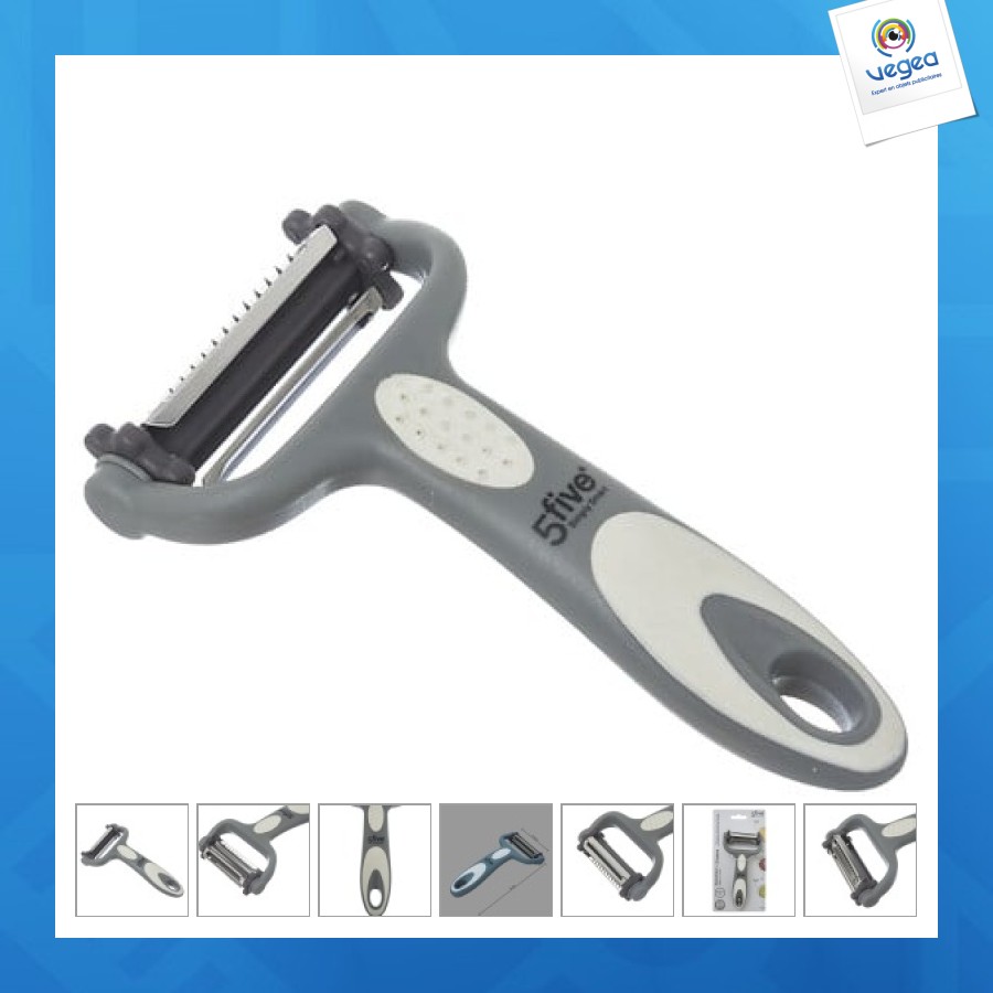 Eplucheur personnalisable rasoir 3 lames, gris clair